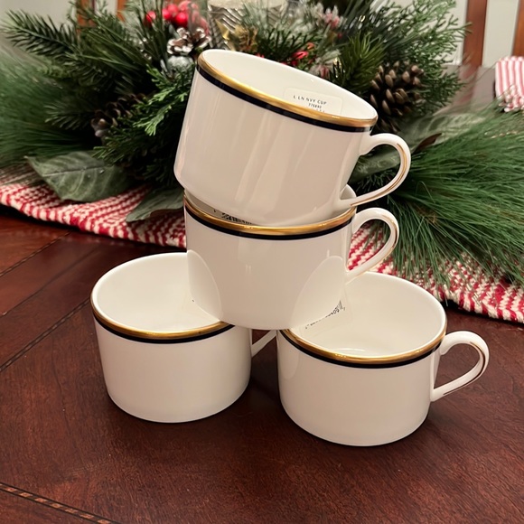 kate spade Kitchen Set Of 4 Kate Spade For Lenox Library Lane Navy